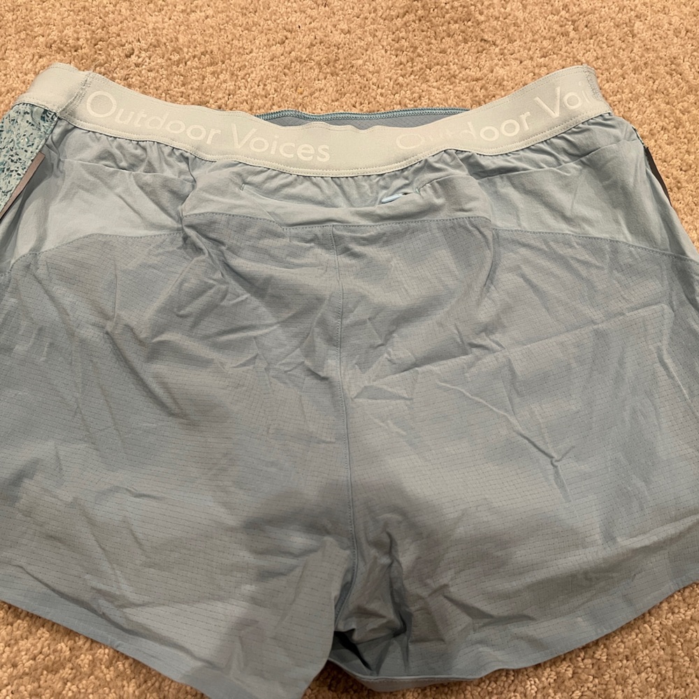 Outdoor Voices Women’s Teal Shorts- Size Medium- like NEW